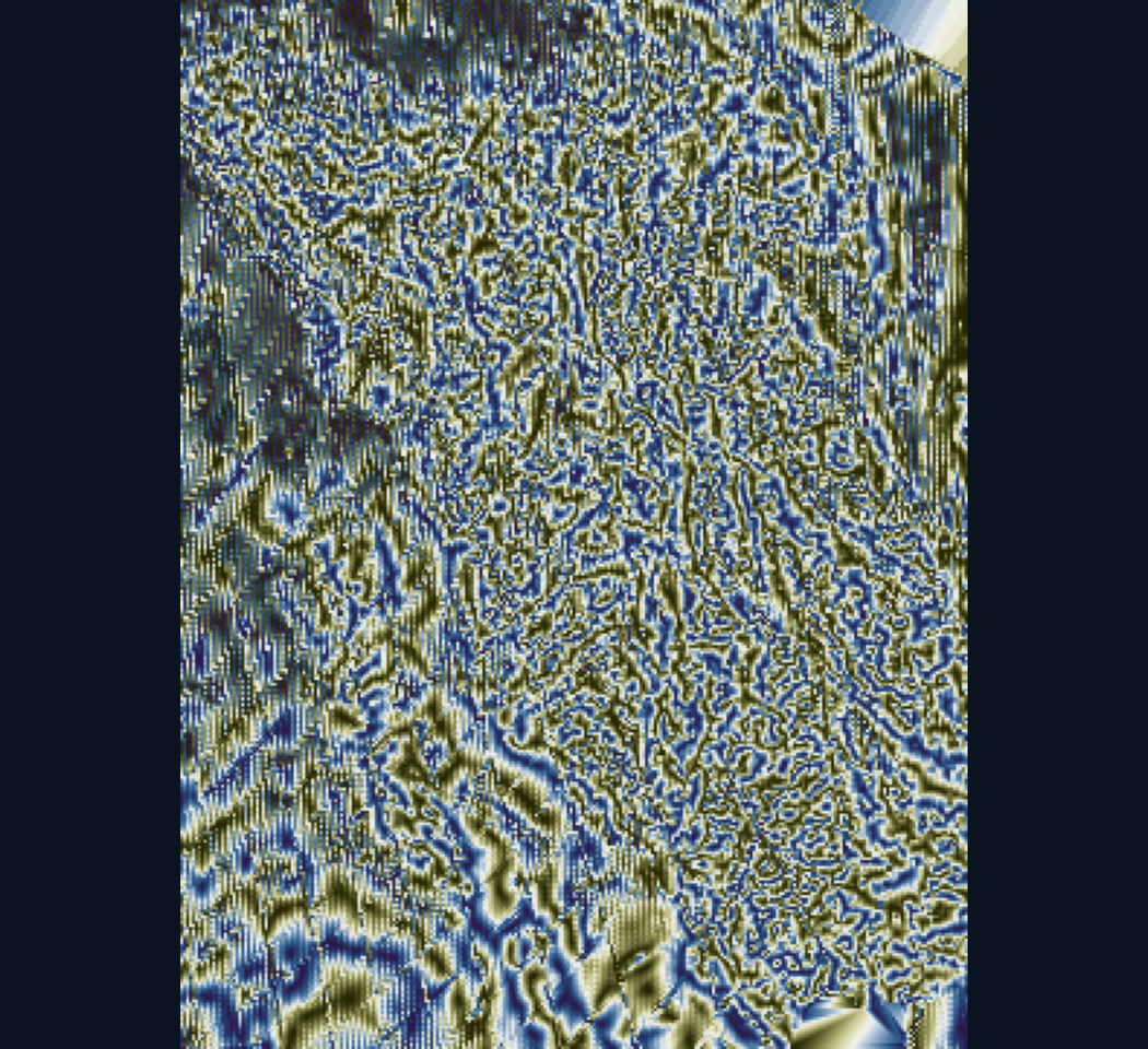 Tilt angle of the RTP field
